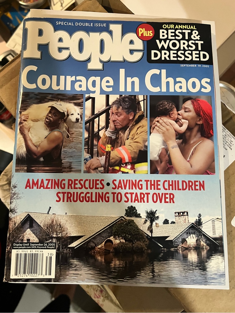 People Plus Magazine "Courage In Chaos" - Blue Cover